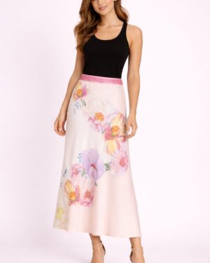 BL^NK OLEANA SKIRT PINK MULTI