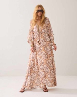 SUMMUM WOMAN ART DECO DRESS MULTI