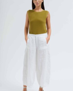 TRANSIT B114 TROUSERS WHITE