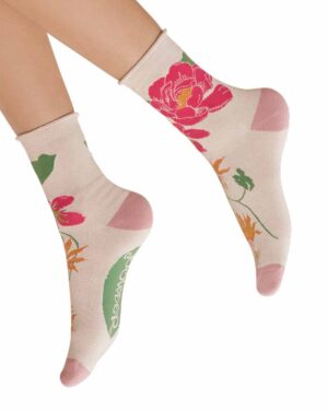 POWDER ANKLE SOCK 650 TROPICAL FLORA