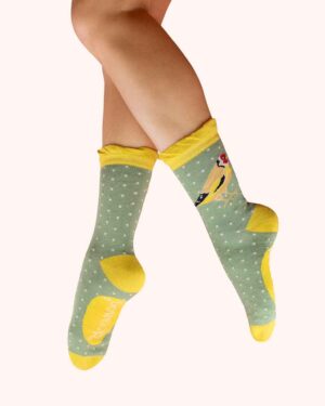 POWDER ANKLE SOCKS GOLDFINCH