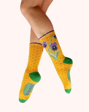 POWDER ANKLE SOCKS PERFECT PANSIES