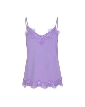 COSTER COPENHAGEN HEART LACE TOP LILAC
