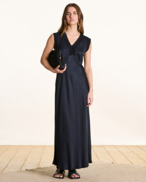 LA FEE MARABOUTEE TALICIA DRESS INK BLUE