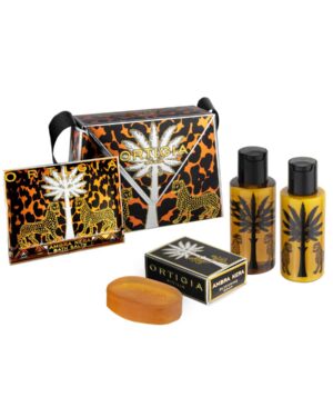 ORTIGIA  HANDBAG GIFT SET AMBRA NERA
