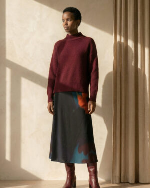 LA FEE MARABOUTEE GILIA SKIRT MARINE