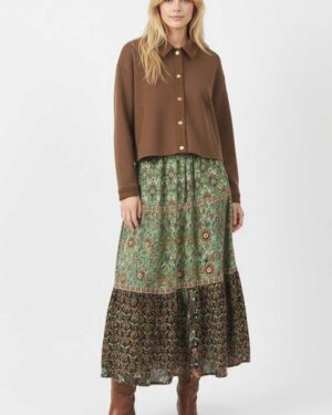 RENE DERHY INSTANT SKIRT GREEN
