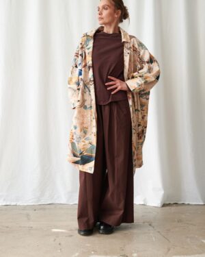 ONE HUNDRED STARS ARTISAN COAT HUMMINGBIRD NUDE