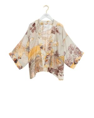 ONE HUNDRED STARS KIMONO PHOENIX GREY