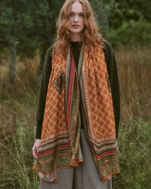 ONE HUNDRED STARS SCARF AMULET GOLD