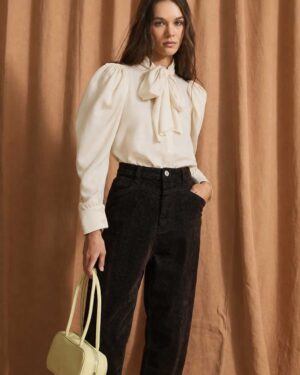 SOPHIE AND LUCIE BOW TIE BLOUSE CREAM