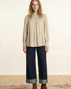 LA FEE MARABOUTEE GLORIO BLOUSE CREAM