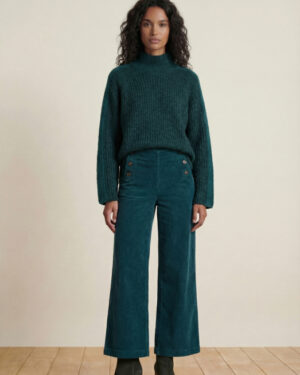LA FEE MARABOUTEE GWENDY TROUSERS PETROL