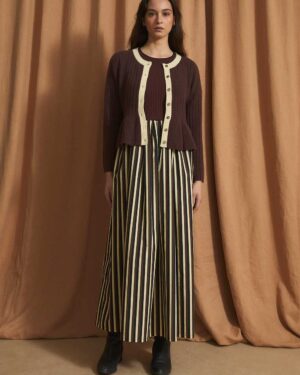 SOPHIE AND LUCIE KNIT LELIA JACKET BROWN