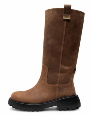 WODEN LEA TALL NUBUCK BOOT CACAO