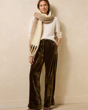 LA FEE MARABOUTEE PACOA TROUSERS BROWN ICE