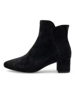 WODEN SAGA BLOCK ANKLE BOOT BLACK