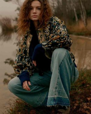 SUMMUM WOMAN BOMBER JACKET JACQUARD