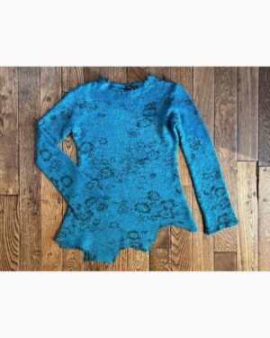 BUTAPANA SWEATER 318 TEAL BLUE