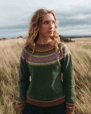 ERIBE ALPINE SHORT SWEATER THISTLE