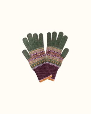 ERIBE ALLOA MERINO GLOVES TYRIAN THISTLE