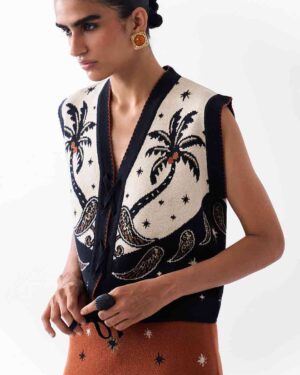 NOIB LOLA VEST NOCTURNAL JUNGLE