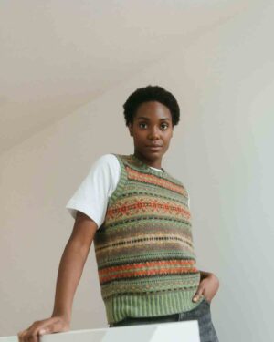 ERIBE KNROSS CREW NECK PISTACHIO