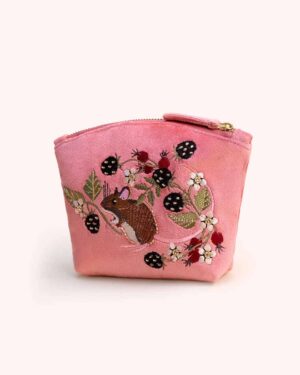 POWDER MINI POUCH MOUSE PINK