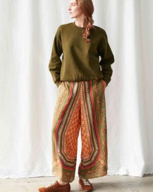 ONE HUNDRED STARS PALAZZO PANT AMULET GOLD