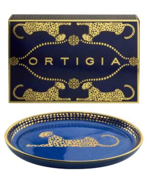 ORTIGIA OVAL DISH SPOTTY BLUE