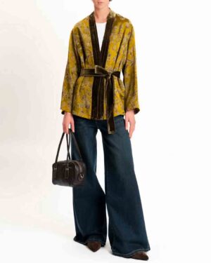 WU'SIDE JACQUARD KIMONO