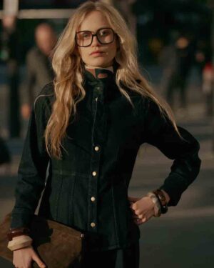 SUMMUM WOMAN DENIM BLOUSE DARK INDIGO