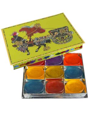 ORTIGIA GREEN ASSORTED BOX - 9 x GLYCERINE SOAPS