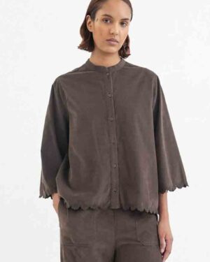 PROJECT AJ117 HETTY SHIRT COFFEE