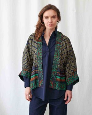 ONE HUNDRED STARS KIMONO AMULET EMERALD