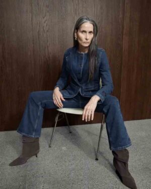 MOS MOSH MARLENA HERRI JEANS MID BLUE