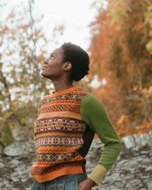 ERIBE STROBO GRAFFITI SWEATER COORIE