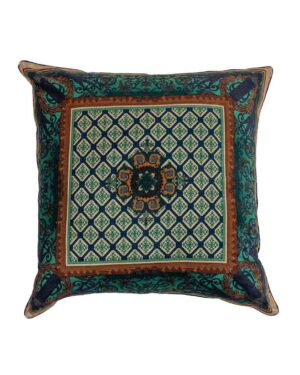 ONE HUNDRED STARS VELVET LARGE CUSHION AMULET EMERALD